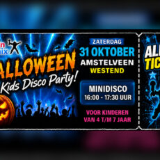 Zaterdag 31 Oktober Halloween Minidisco (2 t/m 7 jaar) Wijkcentrum Westend Amstelveen